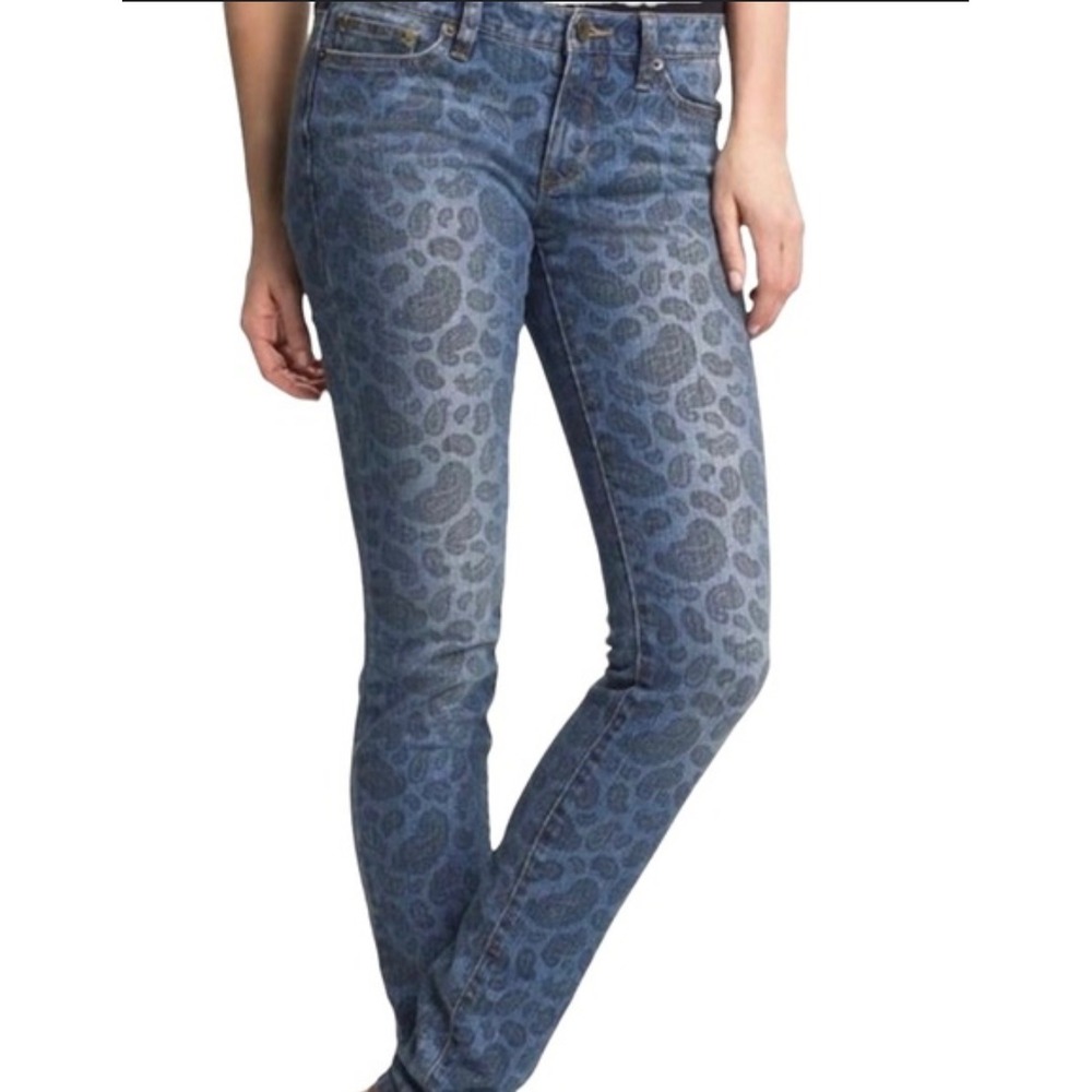 Michael Kors Women's Blue‎ Paisley Print Denim Jeans Size 2